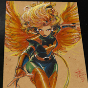 Jean Grey - X-Men art print by Keyeske