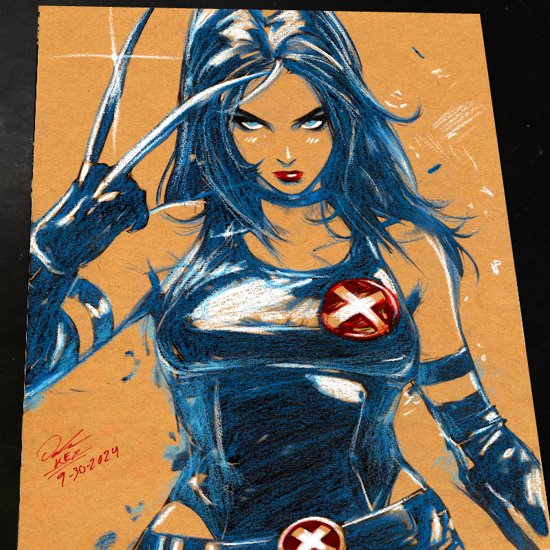 X-23 X-Men Art Print Signed 8.5x11 | Art by Keyeske