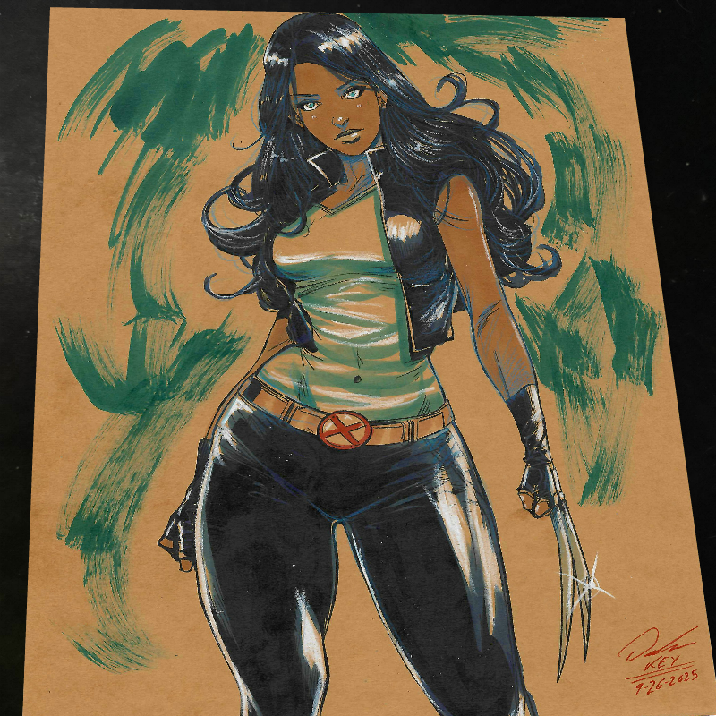 X-23 X-Men Art Print Signed 8.5x11 | Art by Keyeske