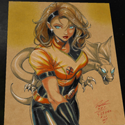 Kitty Pryde X-Men Art Print Signed 8.5x11 | Art by Keyeske