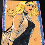 Gwen Stacy Art Print Signed 8.5x11 | Art by Keyeske