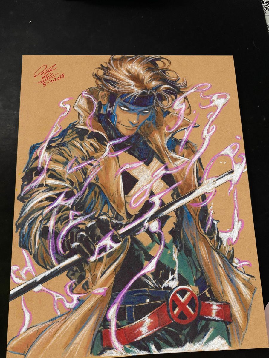 Gambit X-Men art print by Keyeske