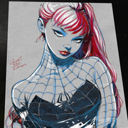 Mary Jane Watson - Marvel art print by Keyeske