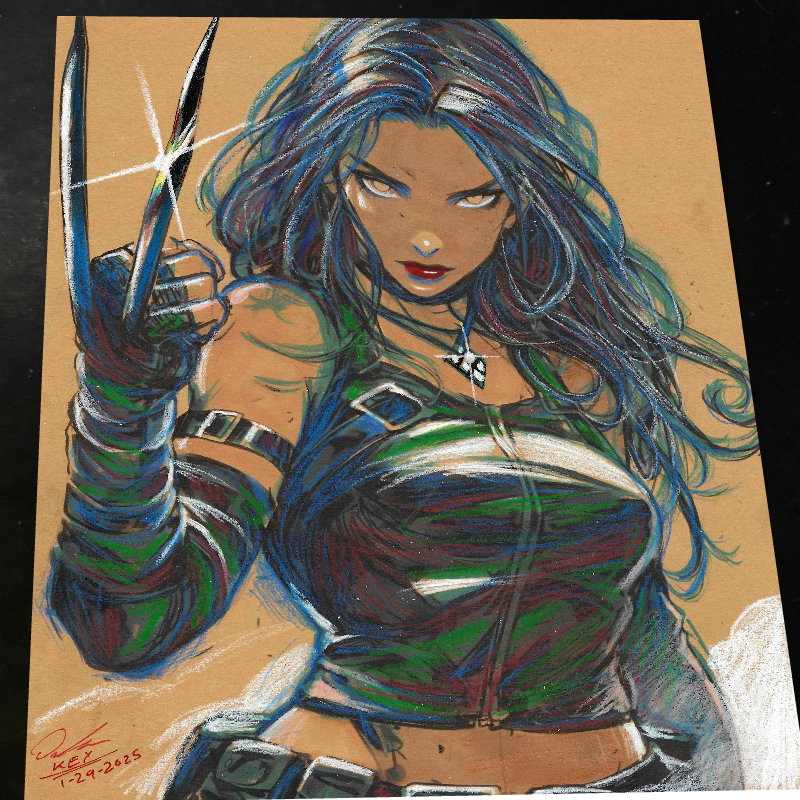 X-23 X-Men Art Print Signed 8.5x11 | Art by Keyeske