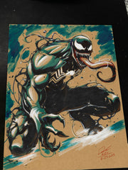 Venom - Marvel art print by Keyeske