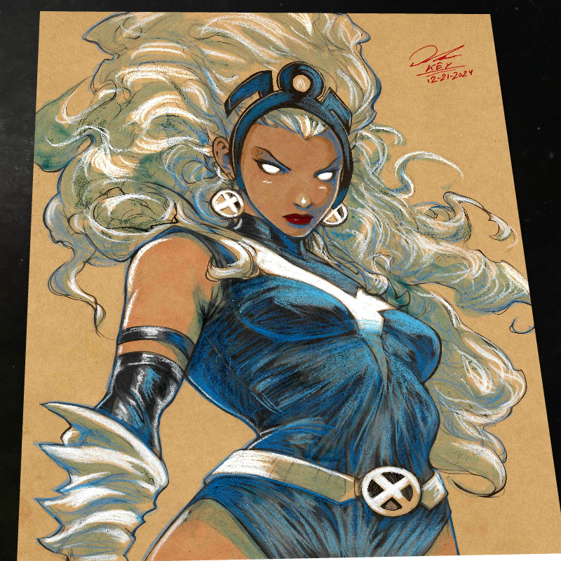 Storm X-Men art print by Keyeske