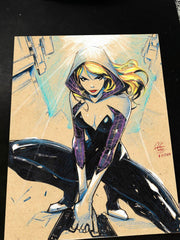 Gwen Stacy - Marvel art print by Keyeske
