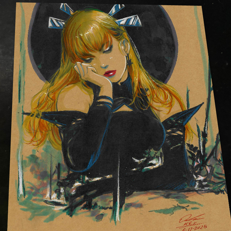 Magik X-Men Art Print Signed 8.5x11 | Art by Keyeske