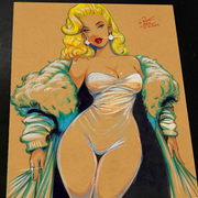 Emma Frost X-Men art print by Keyeske