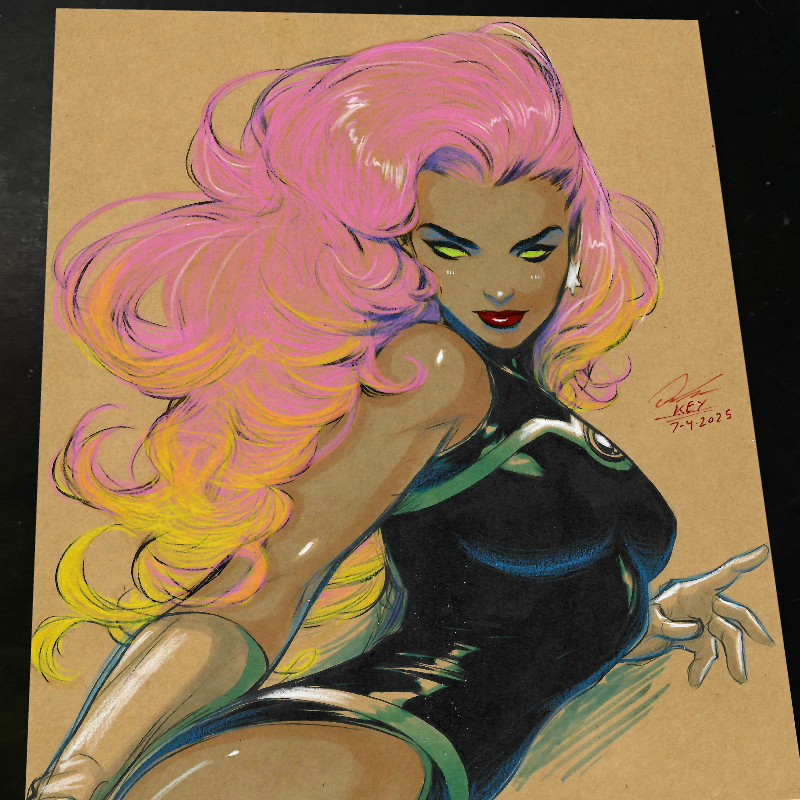 Starfire Art Print Signed 8.5x11 | Art by Keyeske