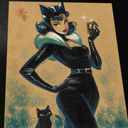 Catwoman - Marvel art print by Keyeske