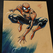 Spider-Man Art Print Signed 8.5x11 | Art by Keyeske