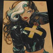 Rogue X-Men Art Print Signed 8.5x11 | Art by Keyeske