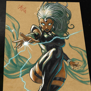 Storm X-Men Art Print Signed 8.5x11 | Art by Keyeske