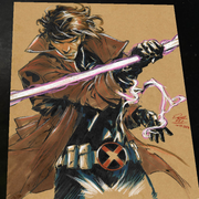 Gambit X-Men art print by Keyeske