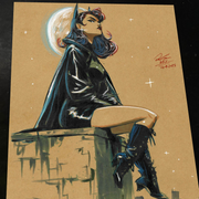 Batgirl - Marvel art print by Keyeske