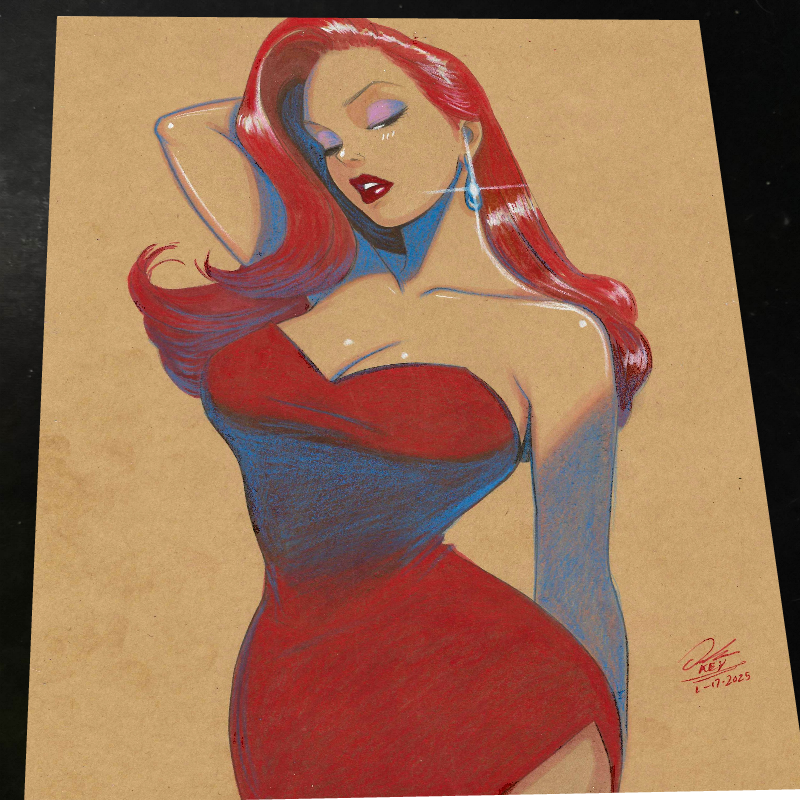 Jessica Rabbit art print by Keyeske