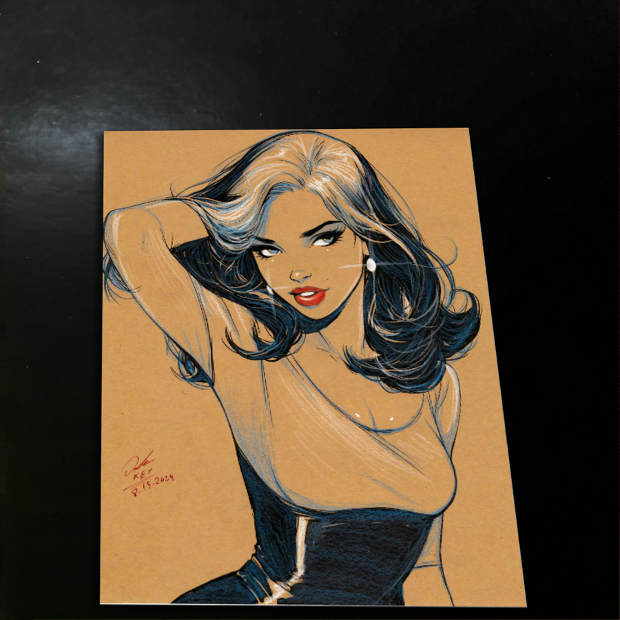 Lois Lane - Marvel art print by Keyeske