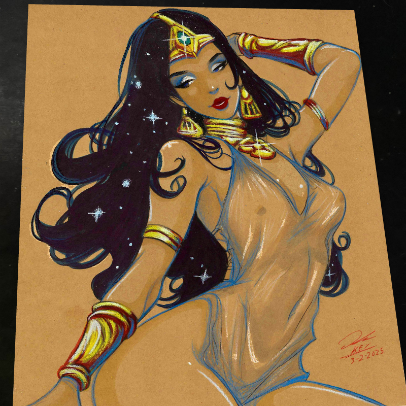 Dejah Thoris - Marvel art print by Keyeske