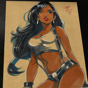 Tifa Lockhart Art Print 8.5x11 Art by Keyeske - Marvel art print by Keyeske