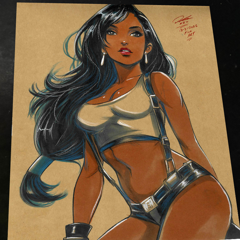 Tifa Lockhart Art Print 8.5x11 Art by Keyeske - Marvel art print by Keyeske