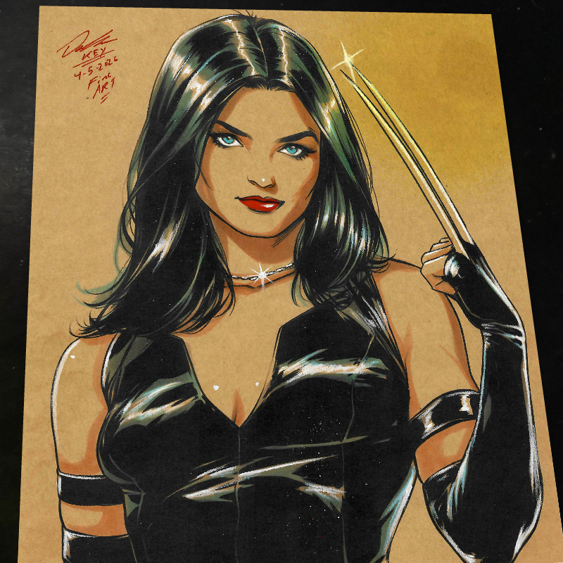 X-23 X-Men Art Print Signed 8.5x11 | Art by Keyeske