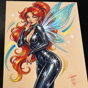 Fairy Original Art Print Signed 8.5x11 | Art by Keyeske