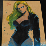 Black Canary art print by Keyeske