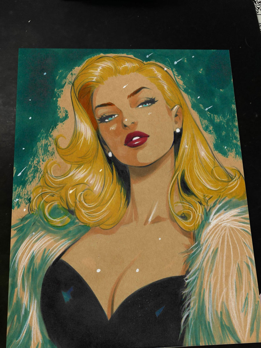 Emma Frost X-Men art print by Keyeske