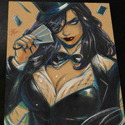 Zatanna Art Print Signed 8.5x11 | Art by Keyeske