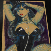 Zatanna Art Print Signed 8.5x11 | Art by Keyeske