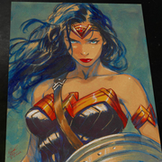 Wonder Woman art print by Keyeske