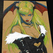 Mary Jane x Venom Art Print Signed 8.5x11 | Art by Keyeske