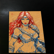 Red Sonja - Marvel art print by Keyeske
