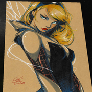 Gwen Stacy Art Print Signed 8.5x11 | Art by Keyeske