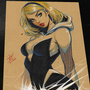 Gwen Stacy Art Print Signed 8.5x11 | Art by Keyeske
