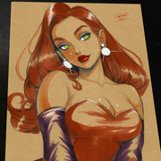 Jessica Rabbit art print by Keyeske