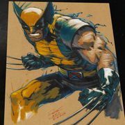 Wolverine X-Men Art Print Signed 8.5x11 | Art by Keyeske
