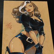 Rogue X-Men Art Print Signed 8.5x11 | Art by Keyeske