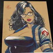 Baroness G.I. Joe - Marvel art print by Keyeske