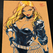 Black Canary art print by Keyeske