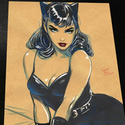 Catwoman - Marvel art print by Keyeske