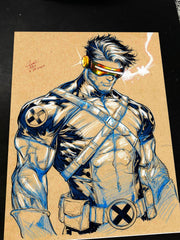 Cyclops X-Men art print by Keyeske