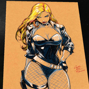 Black Canary art print by Keyeske