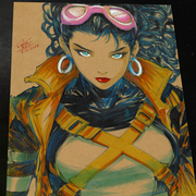 Jubilee X-Men art print by Keyeske