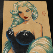 Elsa Frozen Art Print Signed 8.5x11 | Art by Keyeske