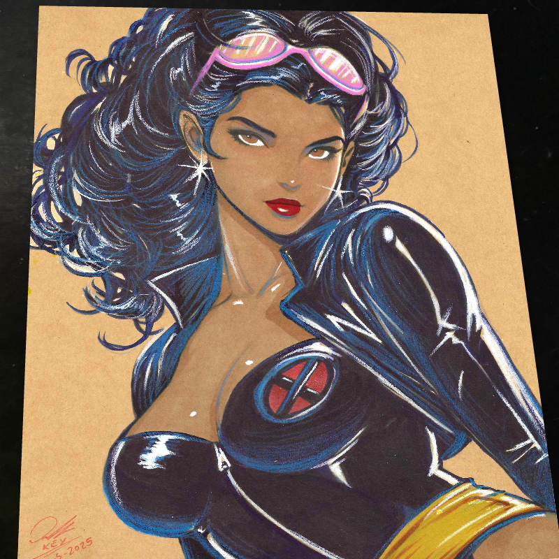 Catwoman Art Print Signed 8.5x11 | Art by Keyeske