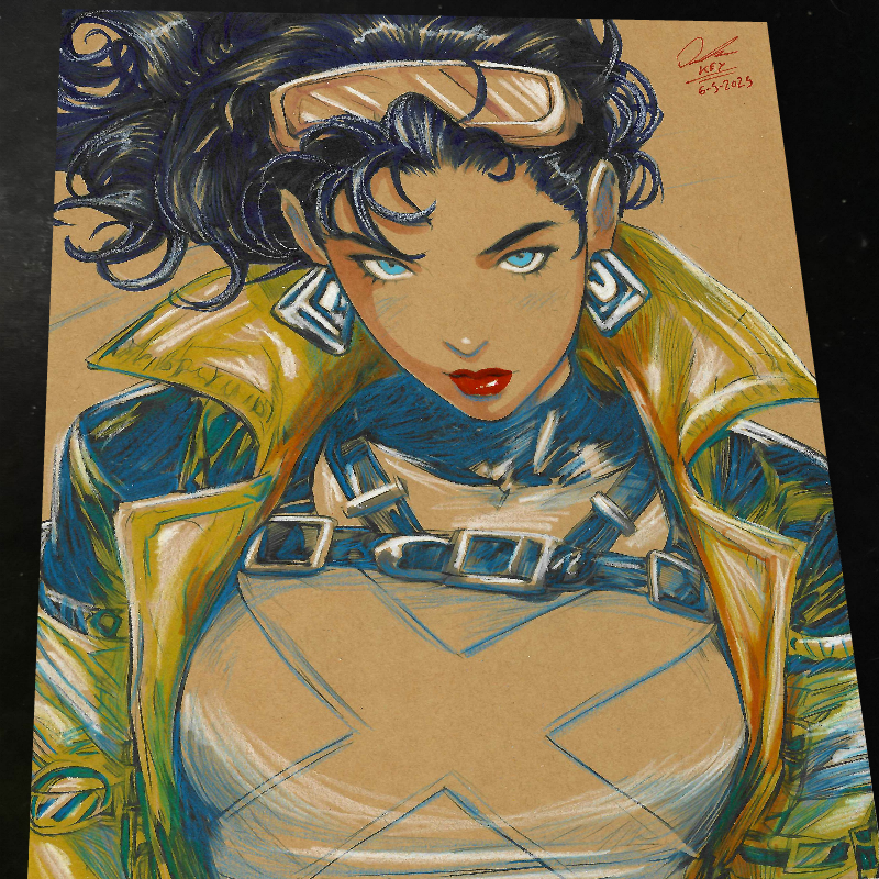 Jubilee X-Men art print by Keyeske
