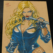 Black Canary art print by Keyeske