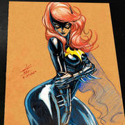 Batgirl - Marvel art print by Keyeske